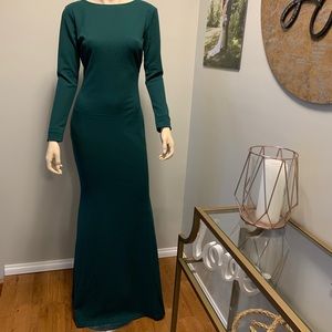 Long sleeve floor length dress
